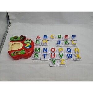 Leap Frog Tads Fridge Phonics Magnet Alphabet Apple Used Tested! Works I is Miss